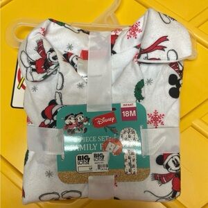 Disney White and Red Mickey Mouse Pajama Set